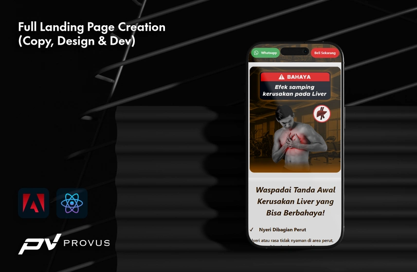 Website preview for provus.my.id milk thistle